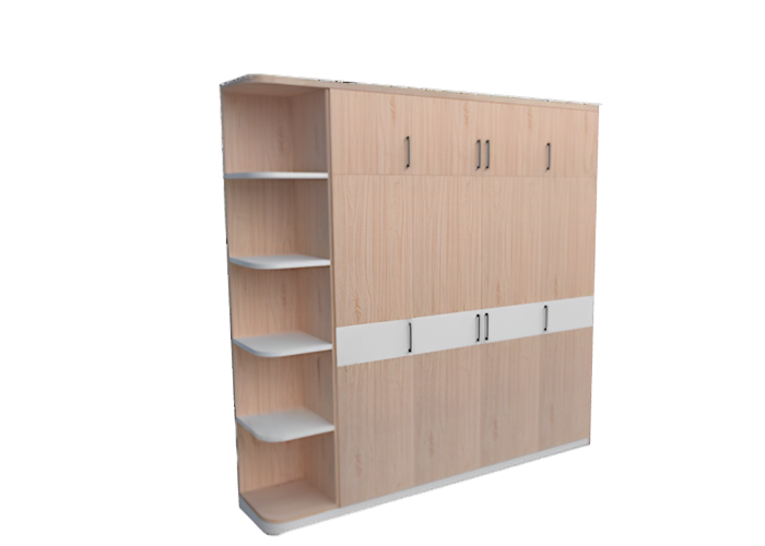 Tủ 4 cánh 4 nắp + kệ - Chinhuei